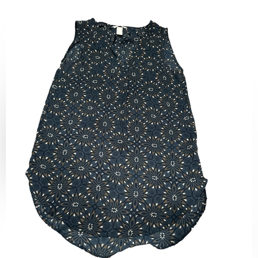 H&M Sleeveless Tunic Blouse Size 4